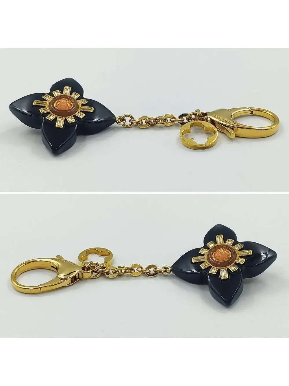 Louis Vuitton Resin Gold Tone Fleur #224024L29B